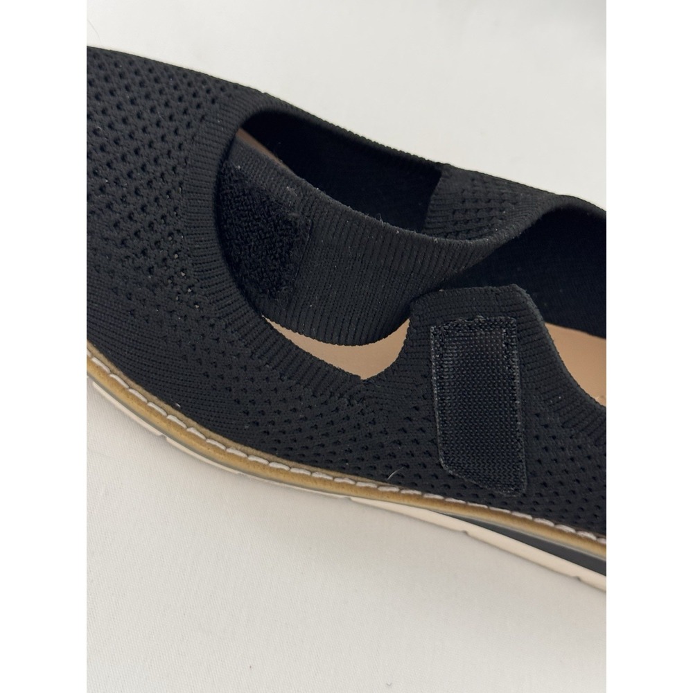 Mary Jane Flat Womens 9 Black Nordstrom Me Too - Picture 9 of 14